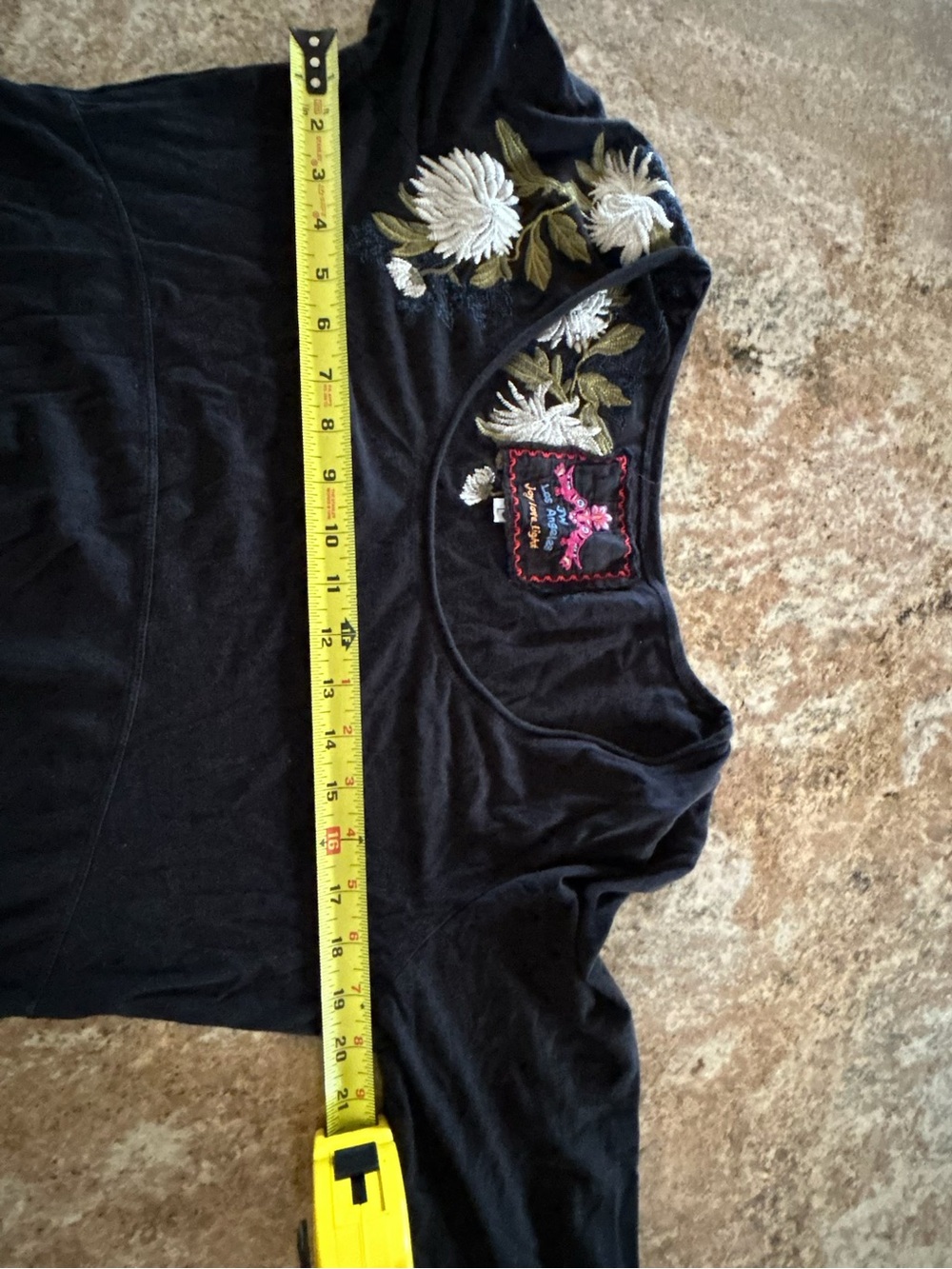 Johnny Was Embroidered Floral Long Sleeve Dress - Picture 8 of 8